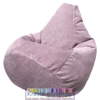 Бескаркасное кресло мешок Груша Verona 759 (Light Grey Purple)